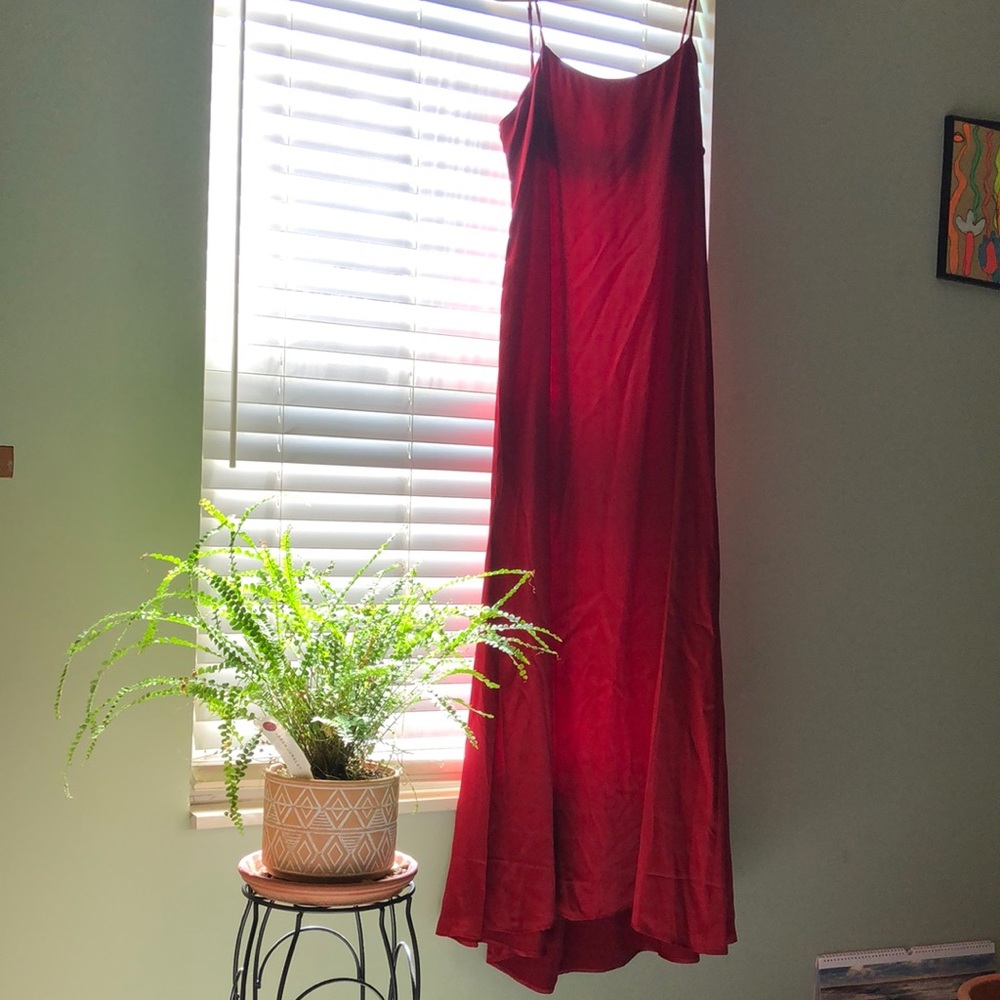 Reformation red dress